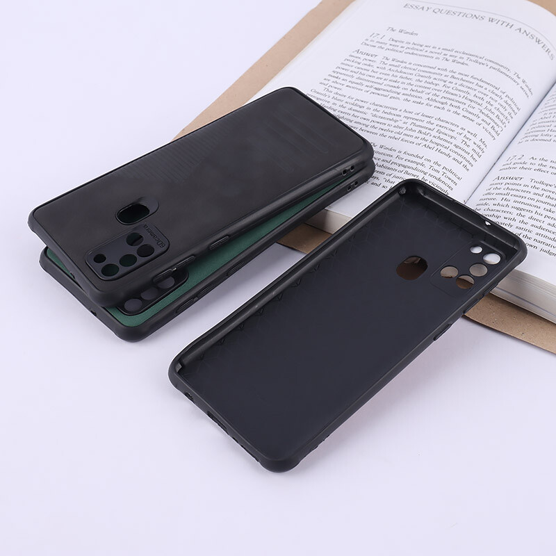 قاب چرمی Pro Camera سامسونگ Galaxy A21s محافظ لنزدار