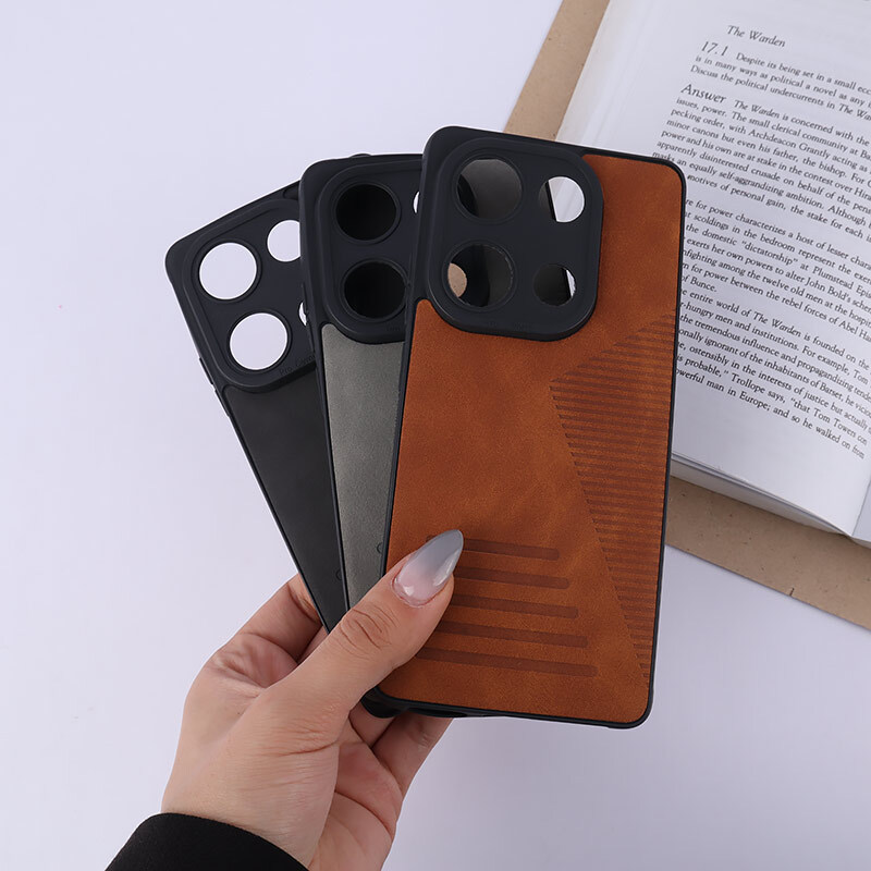 قاب چرمی Pro Camera شیائومی Redmi Note 13 Pro 4G محافظ لنزدار