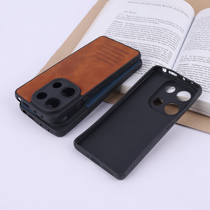 قاب چرمی Pro Camera شیائومی Redmi Note 13 Pro 4G محافظ لنزدار
