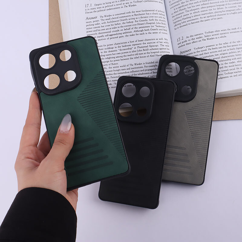 قاب چرمی Pro Camera شیائومی Redmi Note 13 Pro 4G محافظ لنزدار