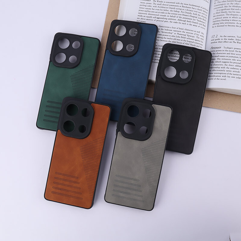 قاب چرمی Pro Camera شیائومی Redmi Note 13 Pro 4G محافظ لنزدار