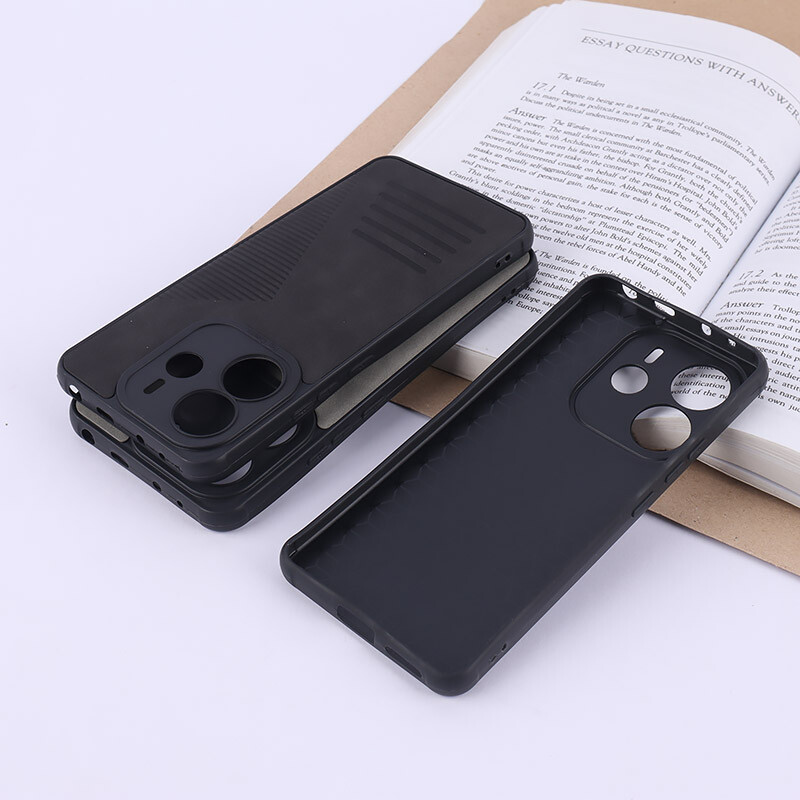قاب چرمی Pro Camera شیائومی Redmi Note 14 محافظ لنزدار