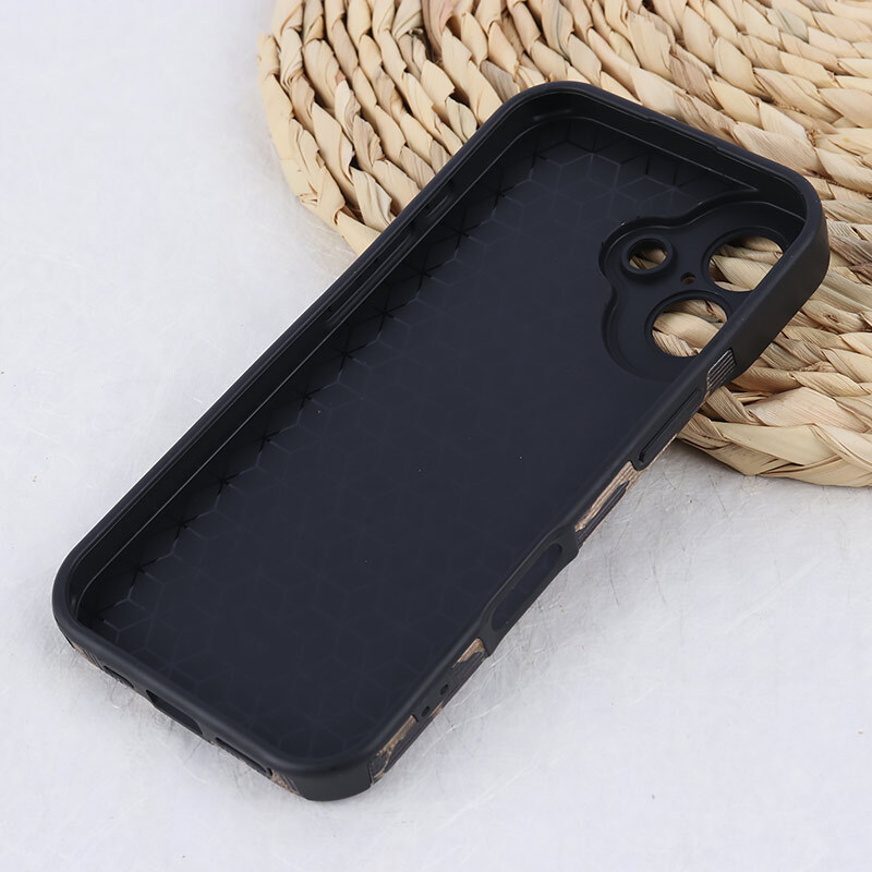 قاب کبریتی آیفون iPhone 16 طرح پلنگی محافظ لنزدار برجسته