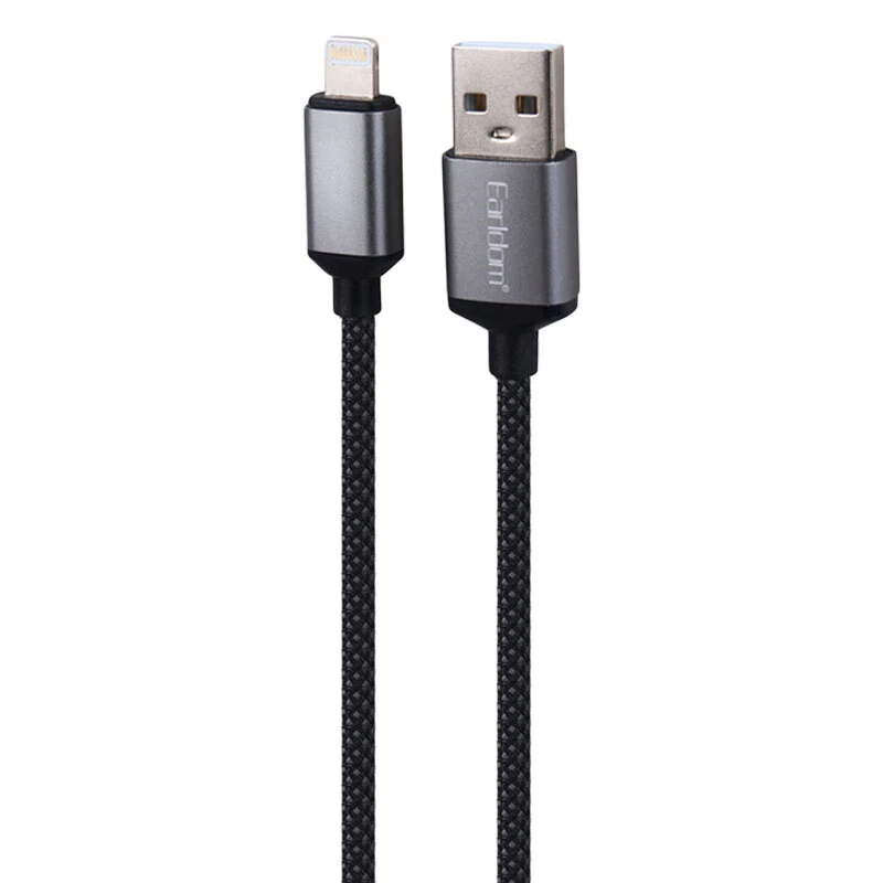 کابل لایتنینگ فست شارژ 3 آمپر ارلدام EC-199L طول 1.2 متر