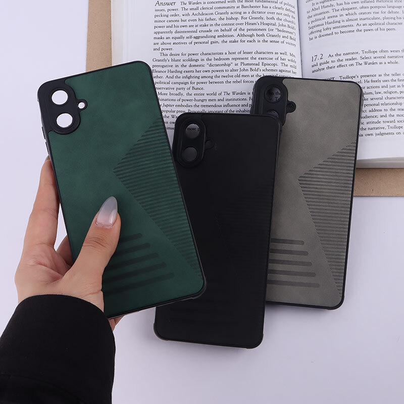 قاب چرمی Pro Camera سامسونگ Galaxy A06 محافظ لنزدار