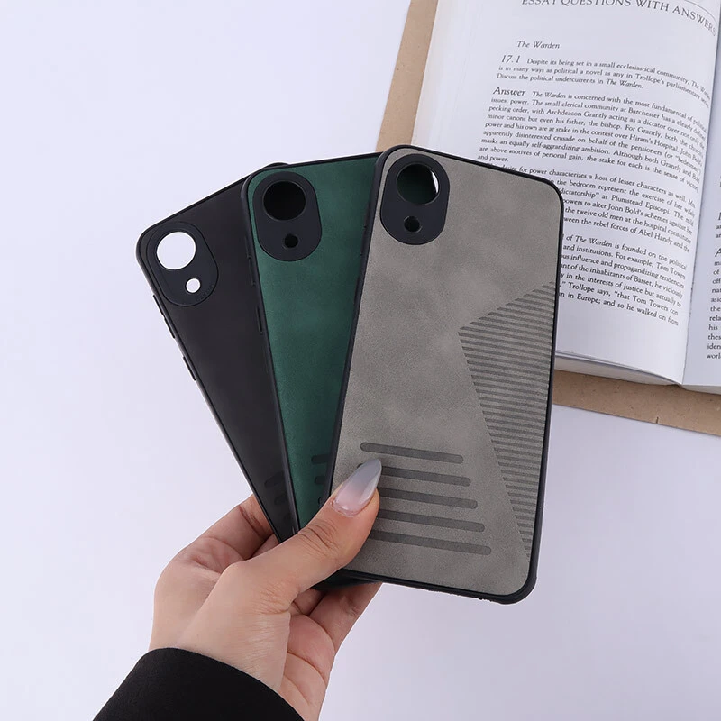 قاب چرمی Pro Camera سامسونگ Galaxy A03 Core محافظ لنزدار
