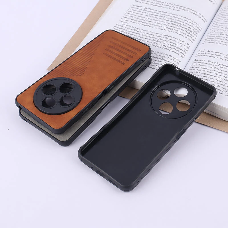 قاب چرمی Pro Camera شیائومی Redmi A4 / 14C / 14R / Poco C75 محافظ لنزدار