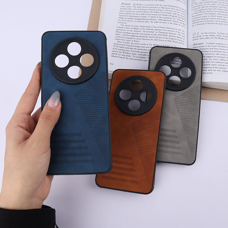 قاب چرمی Pro Camera شیائومی Redmi 14C / Poco C75 محافظ لنزدار