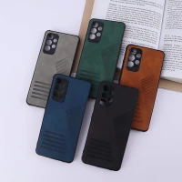 قاب چرمی Pro Camera سامسونگ Galaxy A32 4G محافظ لنزدار