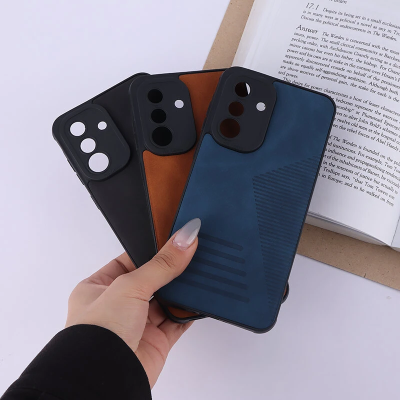 قاب چرمی Pro Camera سامسونگ Galaxy A56 محافظ لنزدار