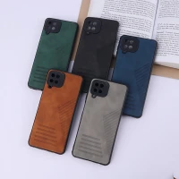 قاب چرمی Pro Camera سامسونگ Galaxy A12 / M12 محافظ لنزدار