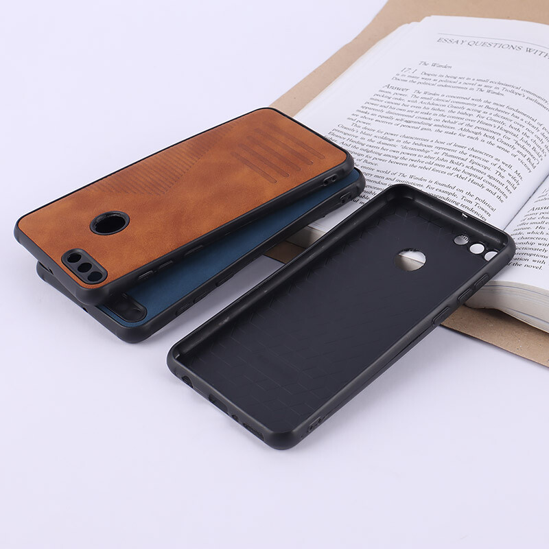 قاب چرمی Pro Camera هواوی Y9 2018 / Enjoy 8 Plus محافظ لنزدار