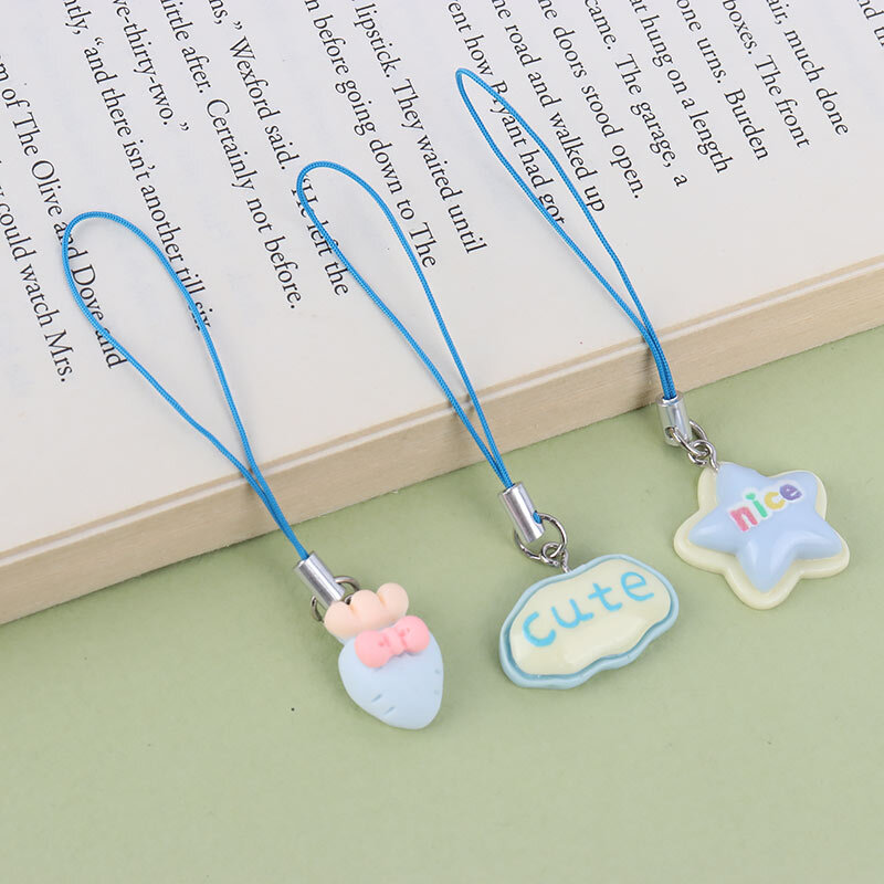 آویز فلش و موبایل فانتزی آبی