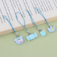 آویز فلش و موبایل فانتزی آبی