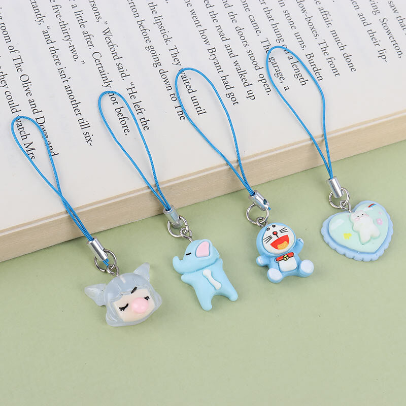 آویز فلش و موبایل فانتزی آبی