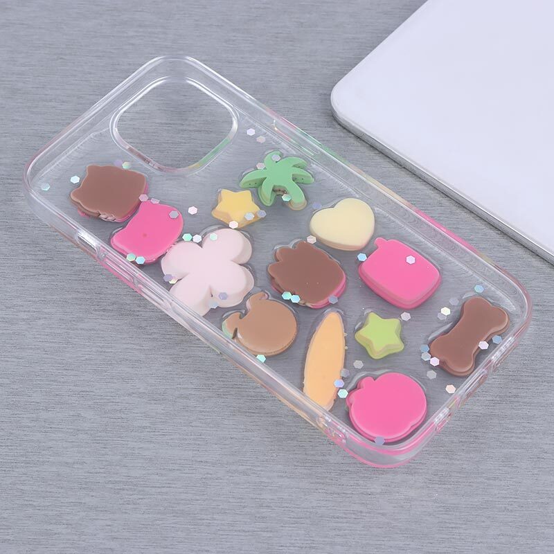 قاب Hello Kitty In The Beach آیفون iPhone 13 / 14 عروسکی برجسته