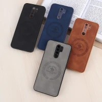 قاب چرمی Polo & Racquet Club شیائومی Redmi 9 / 9 Prime طرح مگ سیف محافظ لنزدار