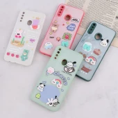 قاب شاینی سامسونگ Galaxy A20s عروسک برجسته محافظ لنزدار