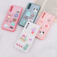 قاب شاینی سامسونگ Galaxy A30s / A50 / A50s عروسک برجسته محافظ لنزدار