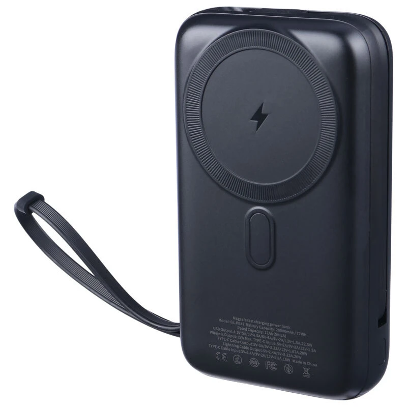 پاور بانک بی سیم فست شارژ گرین لاین Luzern GL-PB47 PD 22.5W ظرفیت 20000 میلی آمپر ساعت