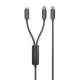 کابل دو سر فست شارژ 60 وات ارلدام EC-IC01 طول 1.2 متر