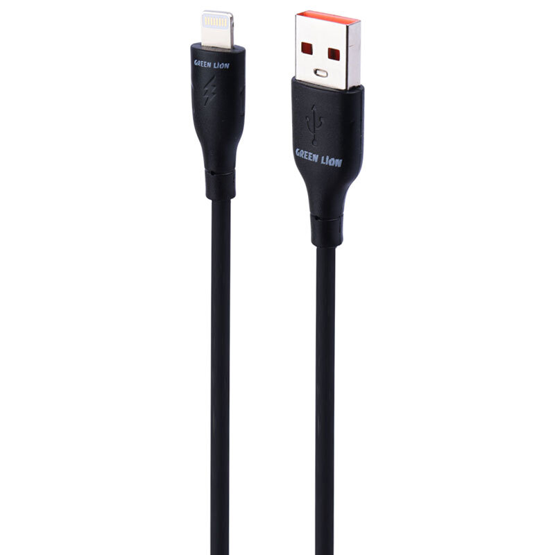 کابل آیفونی فست شارژ Green Lion GNPVCUSALGBK QC 12W 1m