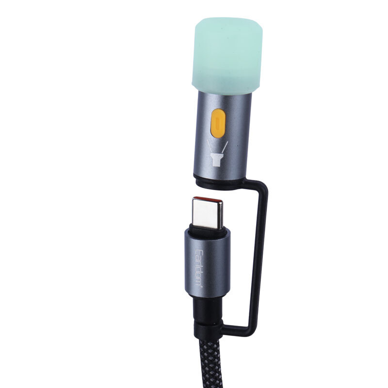 کابل تبدیل فست شارژ Earldom EC-IC03 PD 3A 60W 1.2m