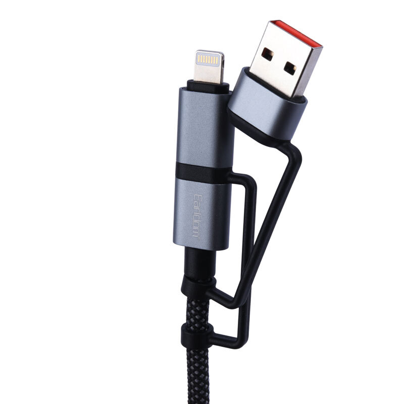کابل تبدیل فست شارژ Earldom EC-IC03 PD 3A 60W 1.2m