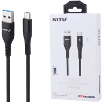 کابل تایپ سی فست شارژ Nitu NC349BK 1.2m