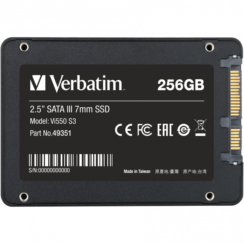 حافظه SSD ورباتیم Verbatim VI550 S3 256GB