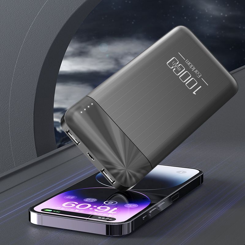 پاور بانک ارلدام ET-PB63 10.5W ظرفیت 10000 میلی آمپر ساعت