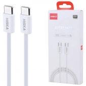 کابل تبدیل فست شارژ Hiska LX811CC Type-C to Type-C 60W 1M