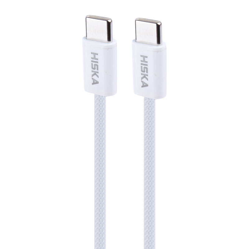 کابل تبدیل فست شارژ Hiska LX811CC Type-C to Type-C 60W 1M