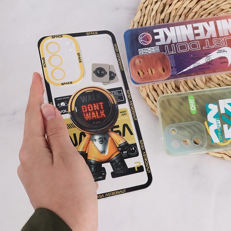 قاب ژله ای سامسونگ Galaxy S21 FE 5G فانتزی محافظ لنزدار