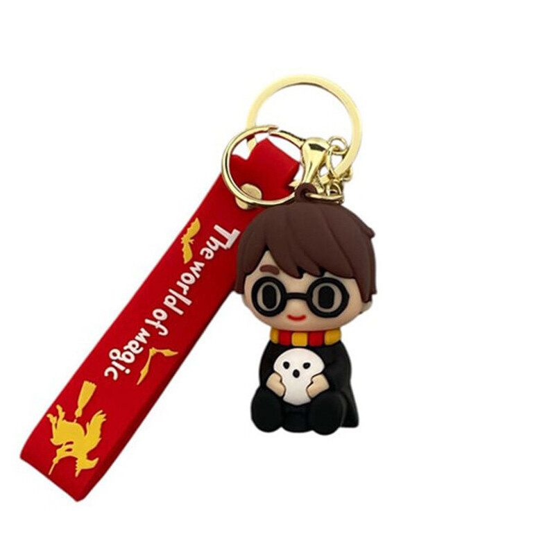 جاکلیدی سیلیکونی طرح هری پاتر با جغد سفید