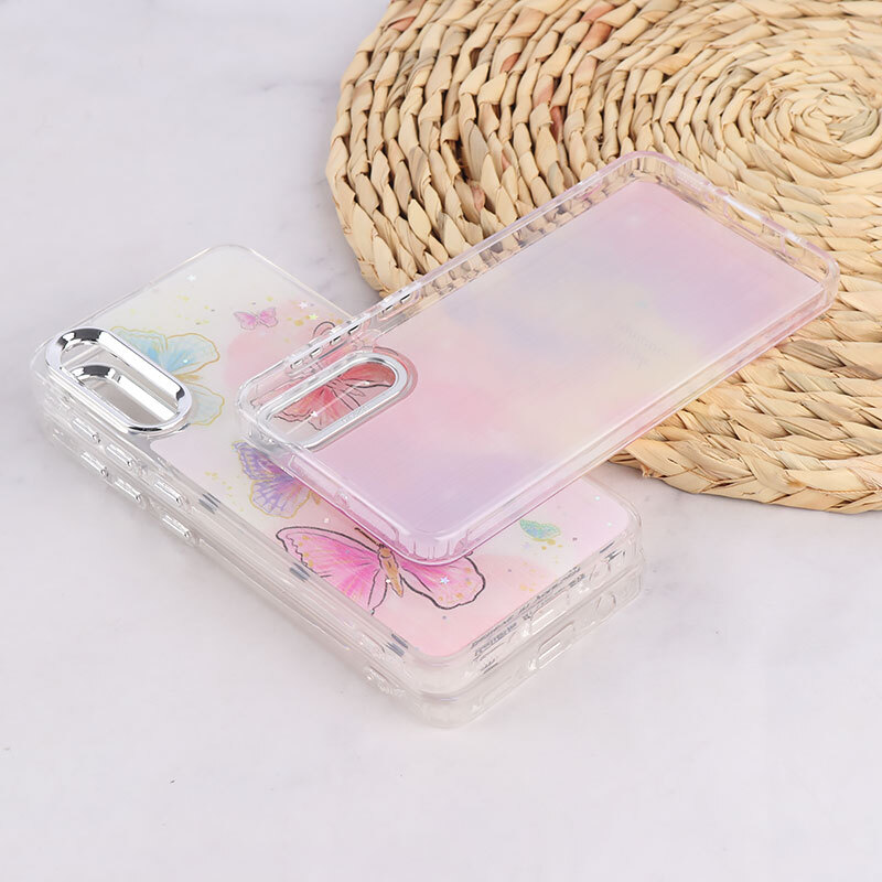 قاب رزینی سامسونگ Galaxy A30s / A50 / A50s طرح دار دور محافظ متال