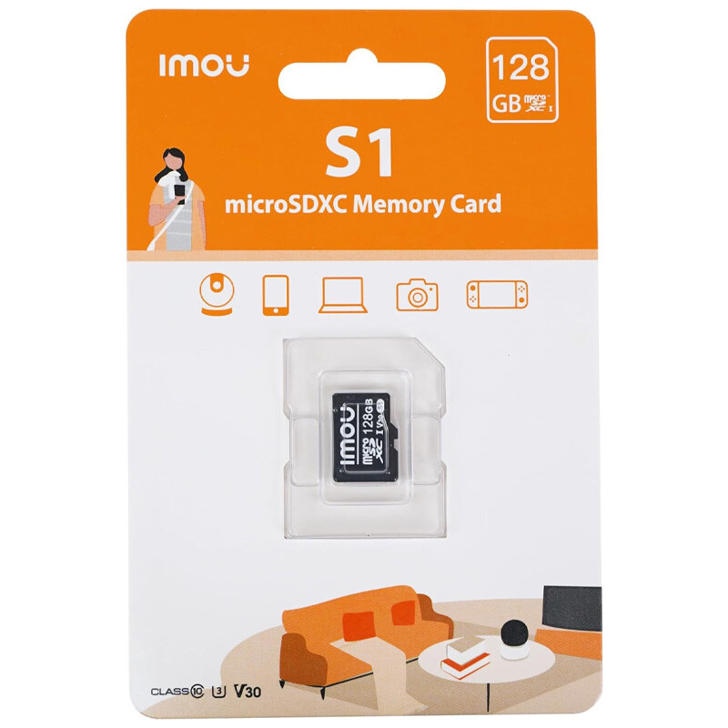 رم میکرو 128 گیگ آیمو Imou S1 V30 U3 C10 95MB/s