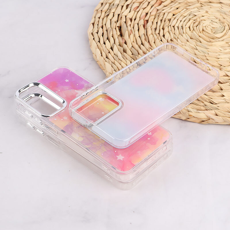 قاب رزینی سامسونگ Galaxy A15 طرح دار دور محافظ متال