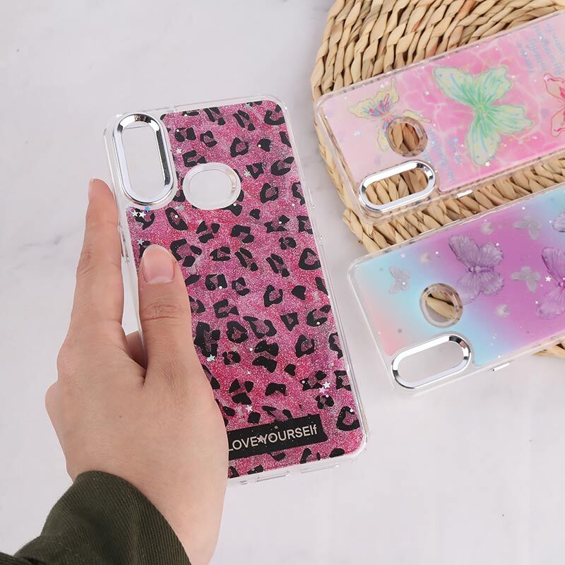 قاب رزینی سامسونگ Galaxy A10s طرح دار دور محافظ متال