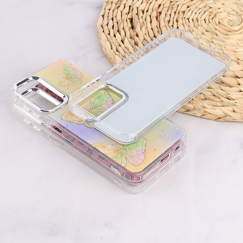 قاب رزینی سامسونگ Galaxy A14 4G / A14 5G طرح دار دور محافظ متال