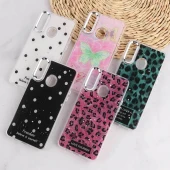 قاب رزینی سامسونگ Galaxy A20s طرح دار دور محافظ متال