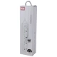 چند راهی 3 خانه ارلدام ES-SC03 با کابل 2 متری + شارژر USB