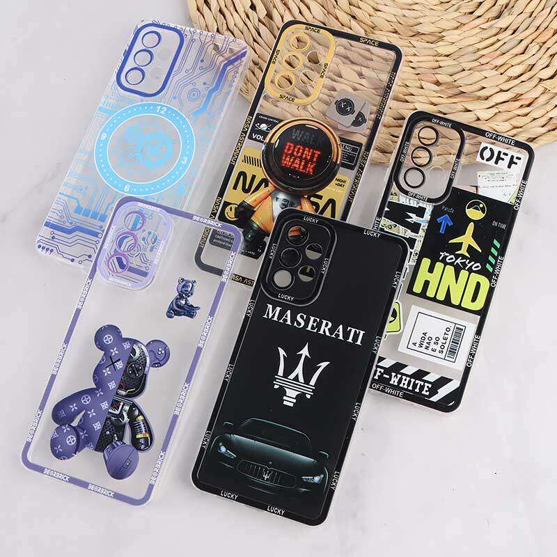 قاب ژله ای سامسونگ Galaxy A73 فانتزی محافظ لنزدار