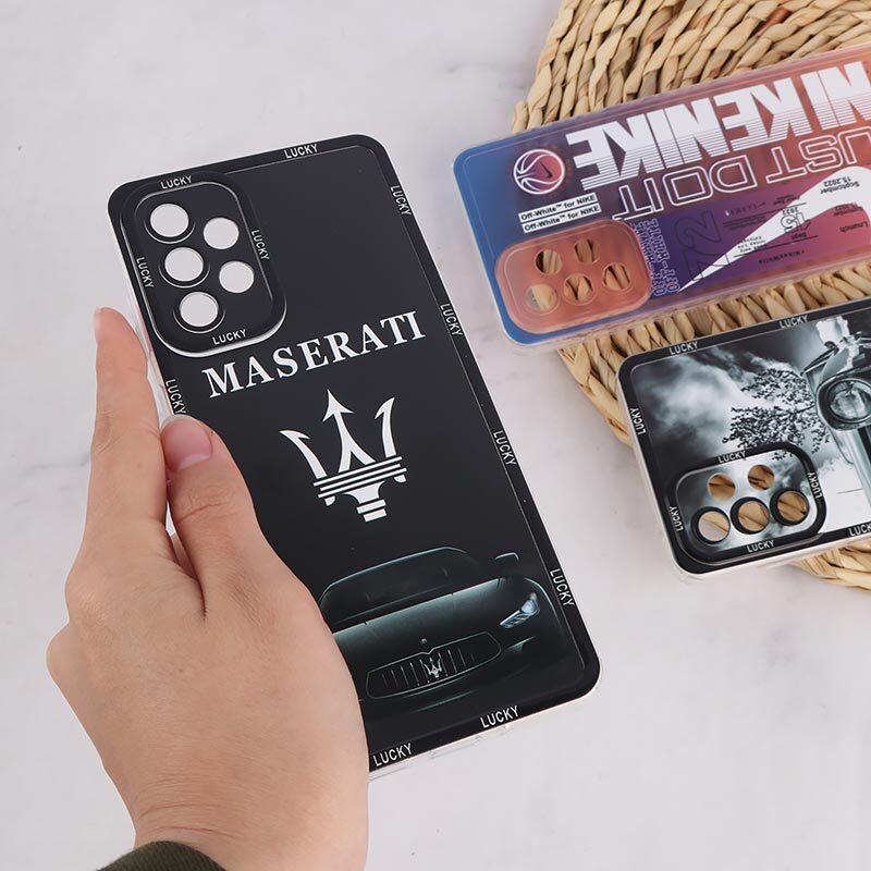 قاب ژله ای سامسونگ Galaxy A73 فانتزی محافظ لنزدار