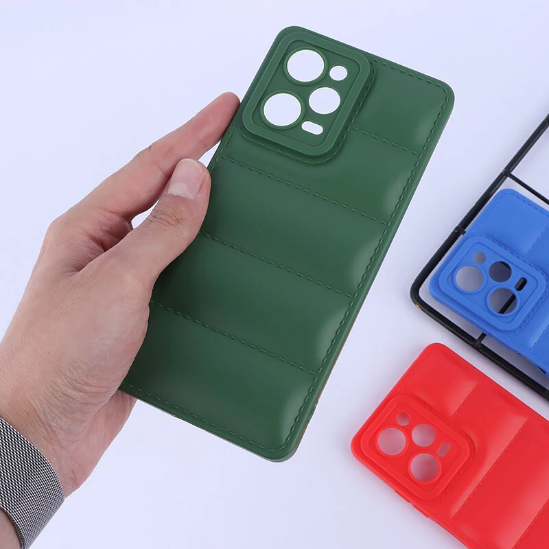 قاب پافر ژله ای شیائومی Redmi Note 12 Pro 5G محافظ لنزدار