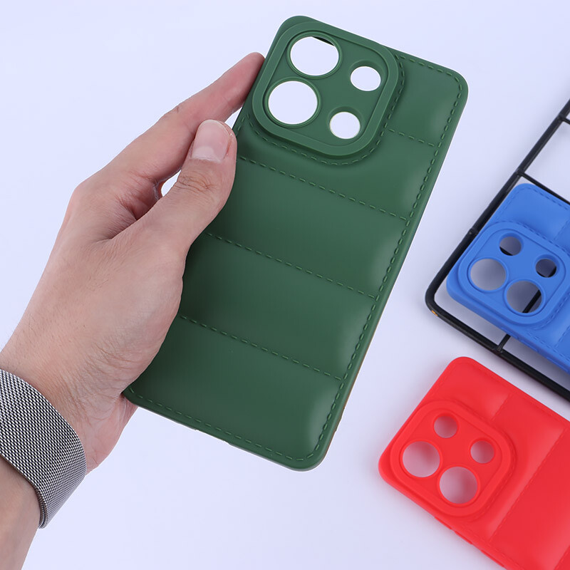 قاب پافر ژله ای شیائومی Redmi Note 13 4G محافظ لنزدار