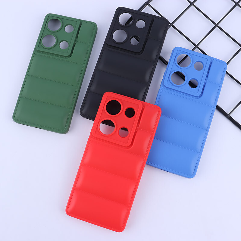 قاب پافر ژله ای شیائومی Poco M6 Pro 4G محافظ لنزدار