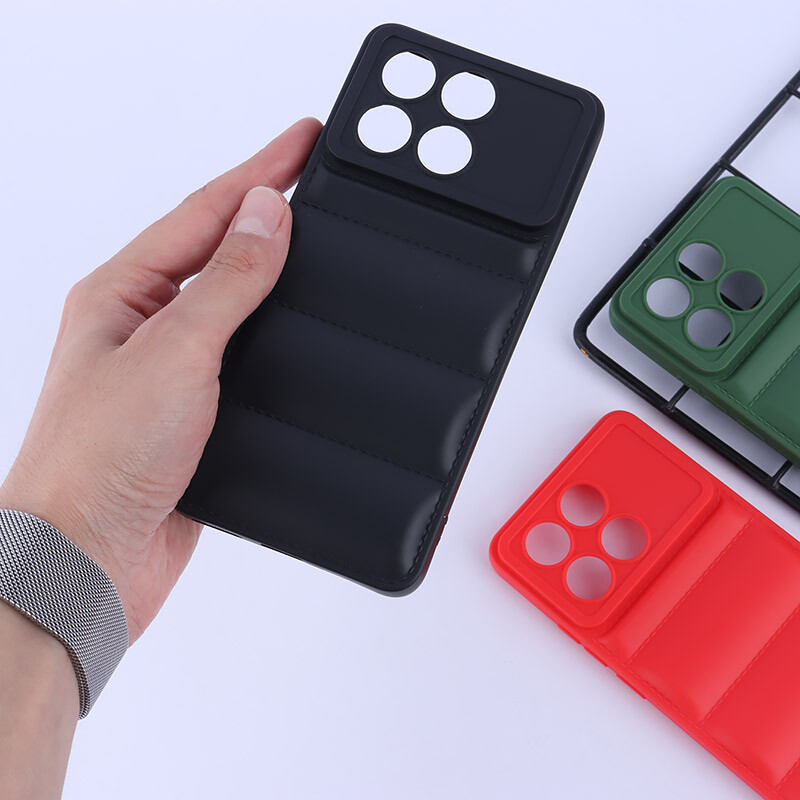 قاب پافر ژله ای شیائومی Poco X6 Pro محافظ لنزدار