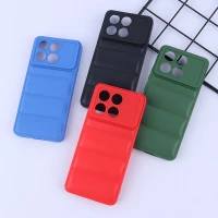 قاب پافر ژله ای شیائومی Poco X6 Pro محافظ لنزدار