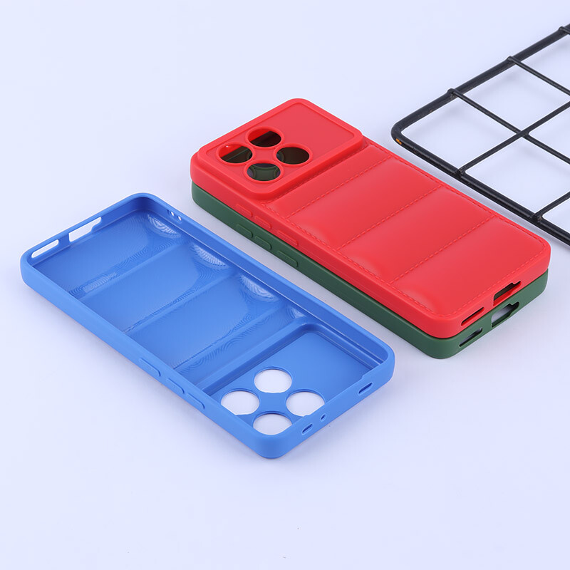 قاب پافر ژله ای شیائومی Poco X6 Pro محافظ لنزدار